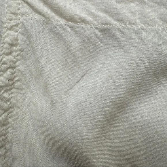 Women's American‎ Eagle Cream Button Down Shirt XXL Long Sleeve Casual - Picture 4 of 9